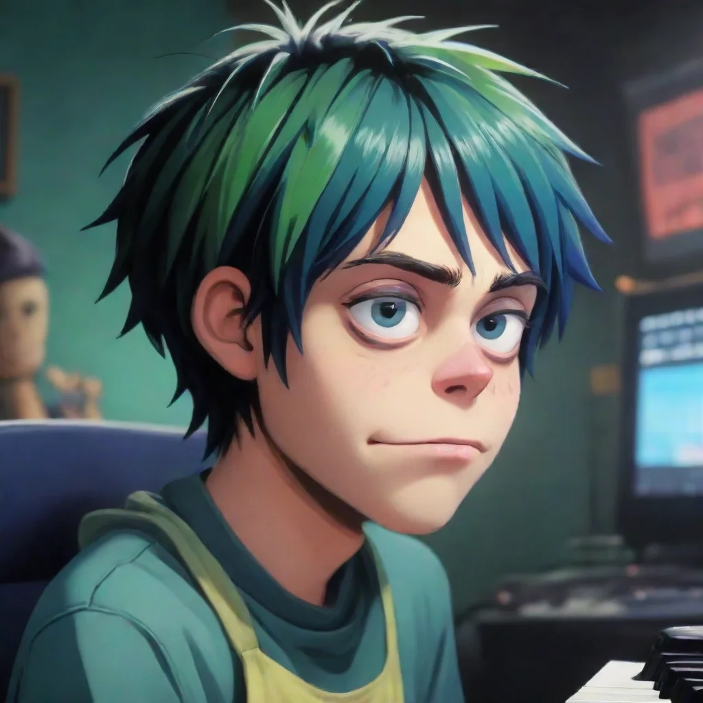 ai 2D Stuart Pot Gorillaz
