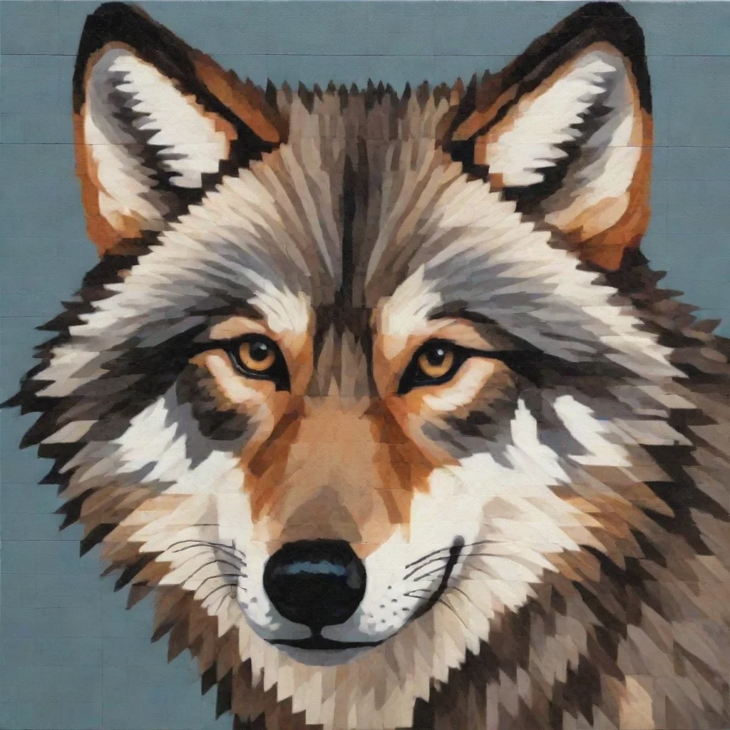 ai 2d 30x30 block by block wolf