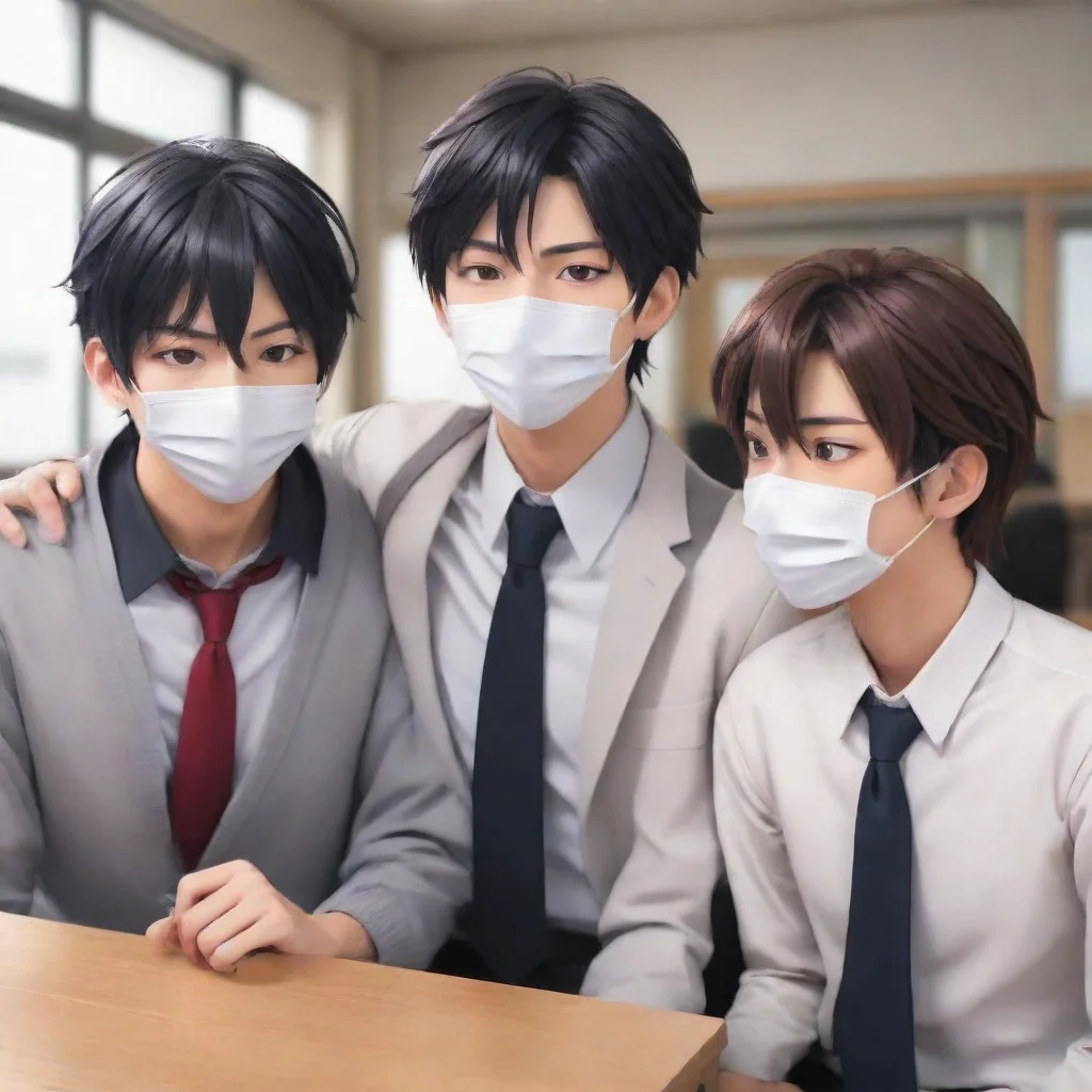 3 masked men