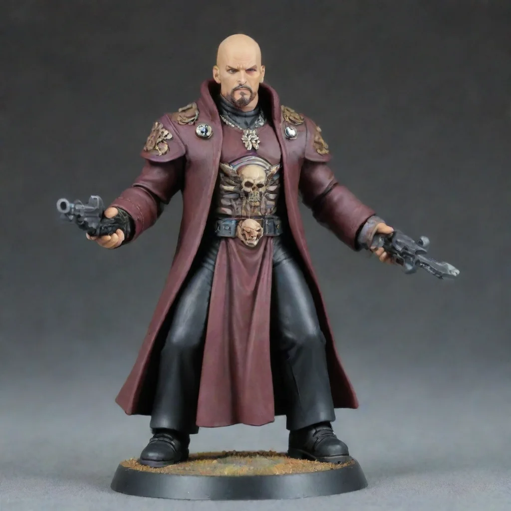 ai 40k psyker bald with goatee good looking trending fantastic 1