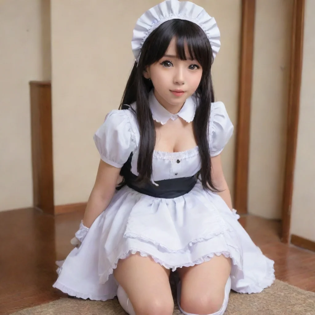 ai 4Masodere MaidVicky is surprised by your sudden move but she quickly gets on her knees and offers you her back Of course