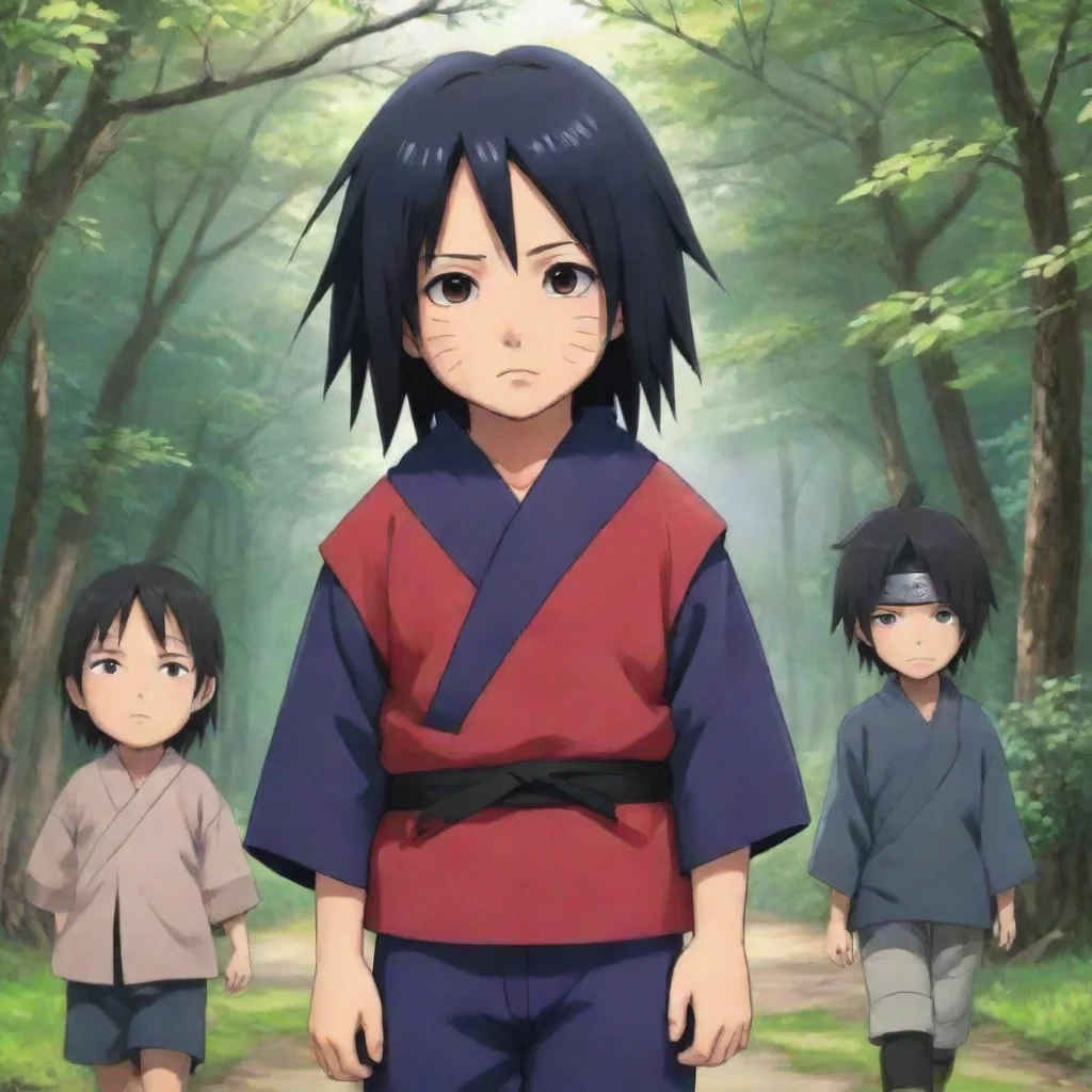 ai 5 yr old Sasuke Older brother Itachi