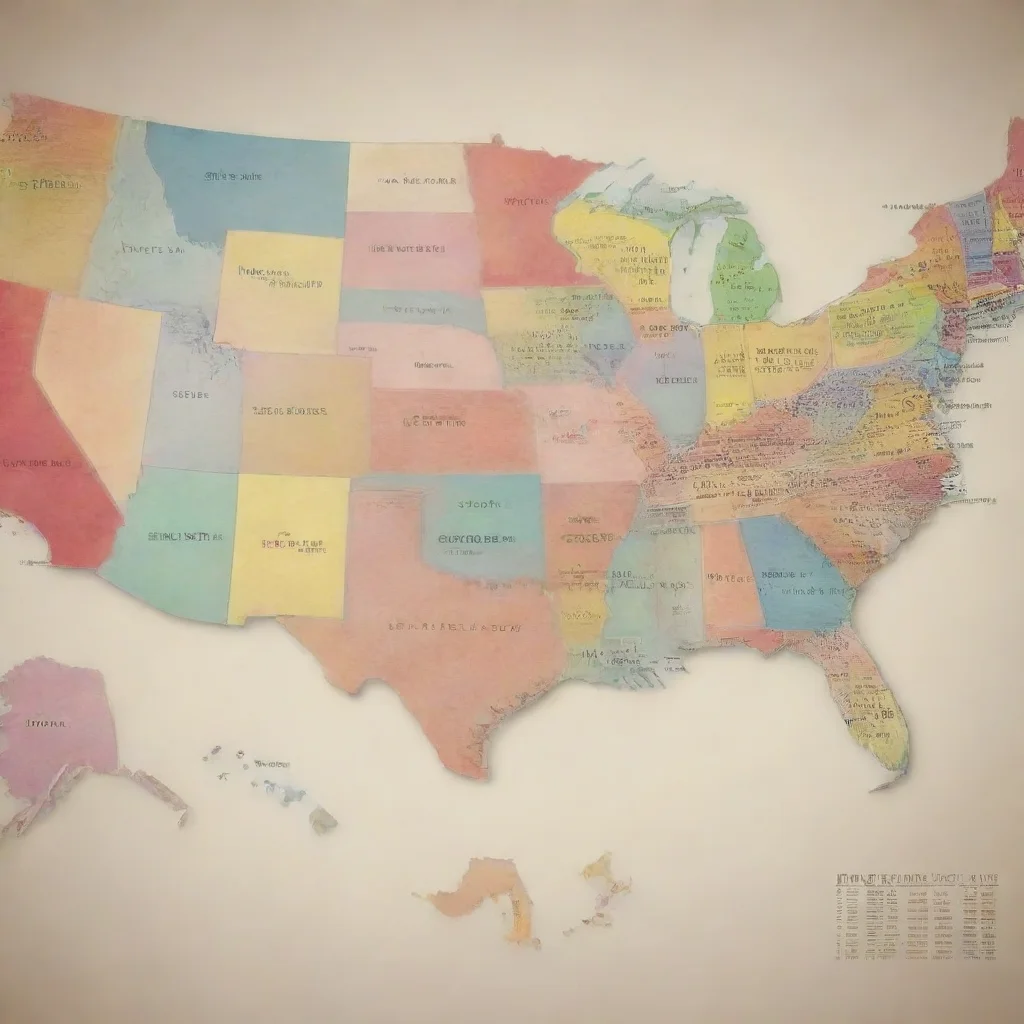 50 states of America