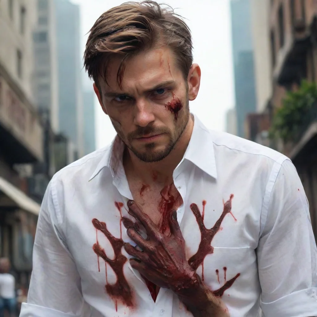 ai AR3 Guy white shirt