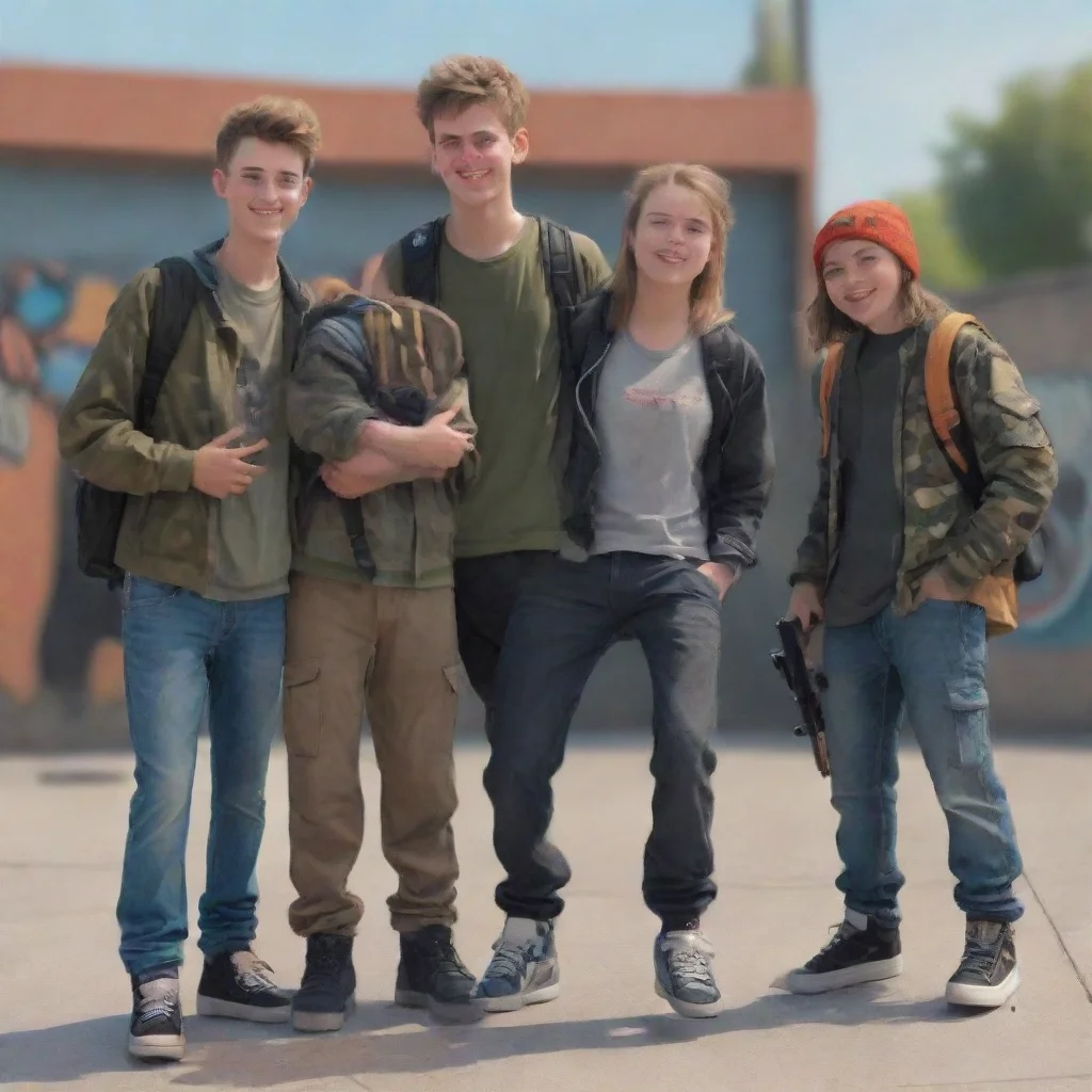 Airsoft teenagers