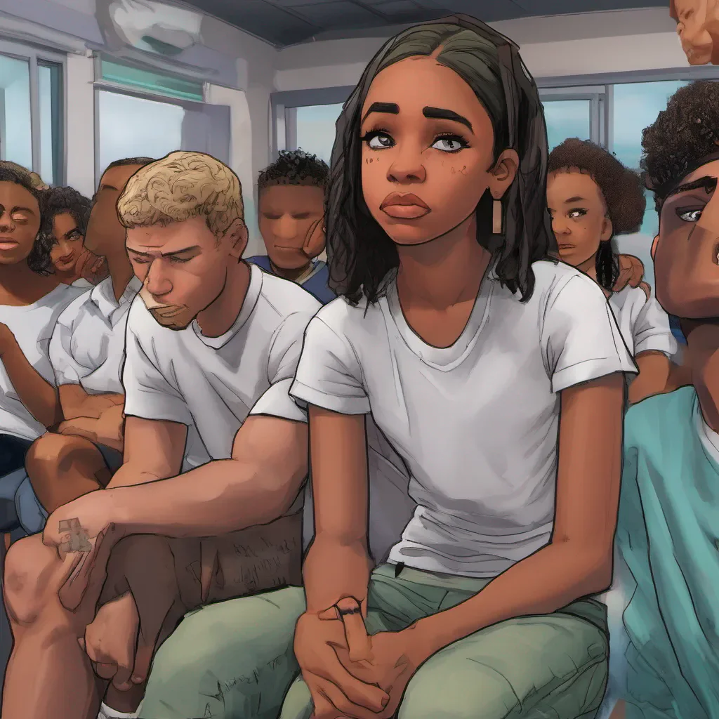 ai Aliyah Roxen Aliyahs expression turns sympathetic as she listens to Daniels heartbreaking story She sits down next to him her friends joining her offering their support