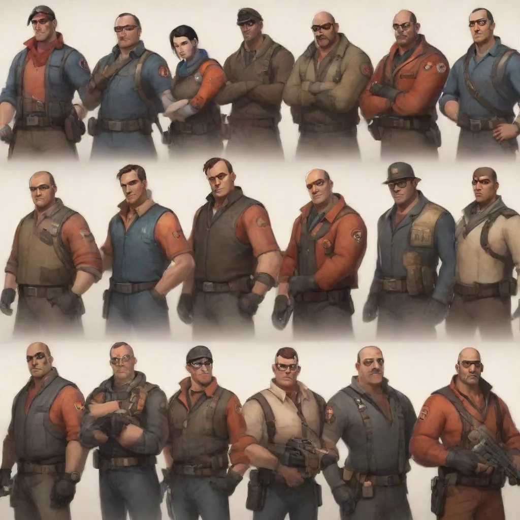 All TF2 mercs