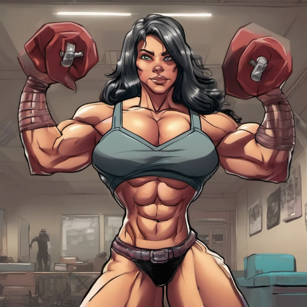 ai Amazon muscle girl Sure you can touch my muscles i am proud of them