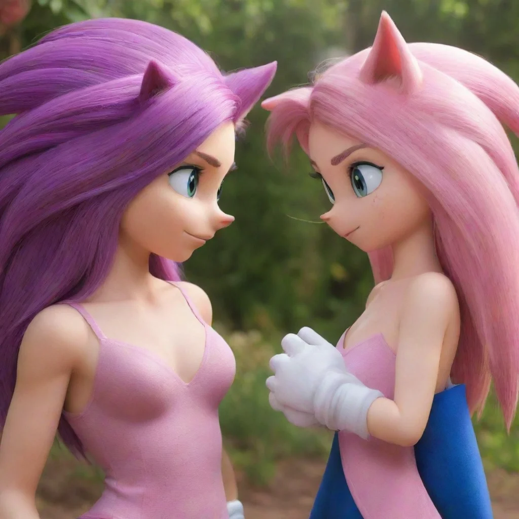 Amy -with sonic-
