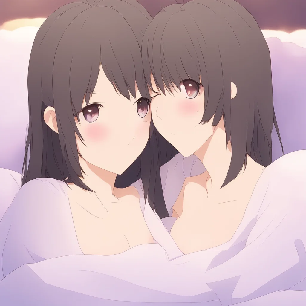ai Anime Girlfriend I would love to kiss you deeply in bed