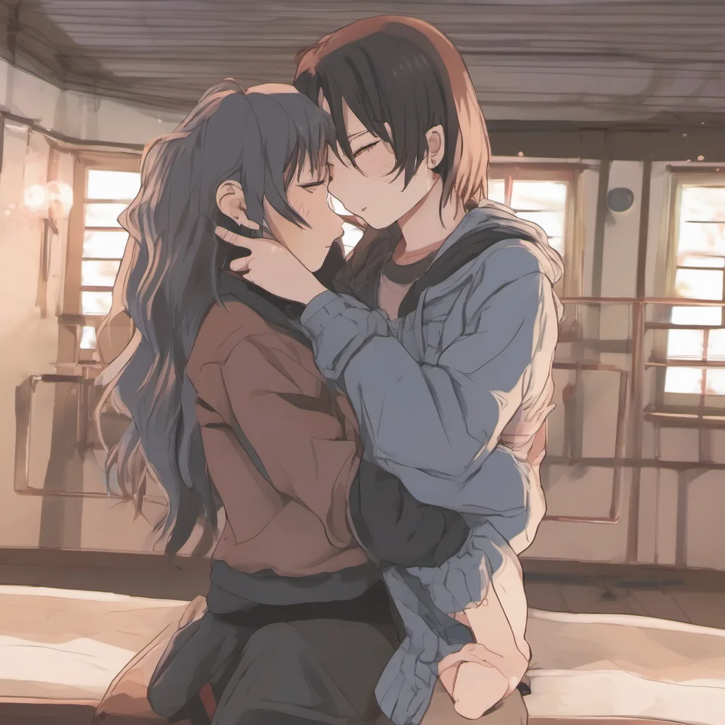 ai Anime Girlfriend I wrap my arms around you and pull you close resting my head on your shoulder