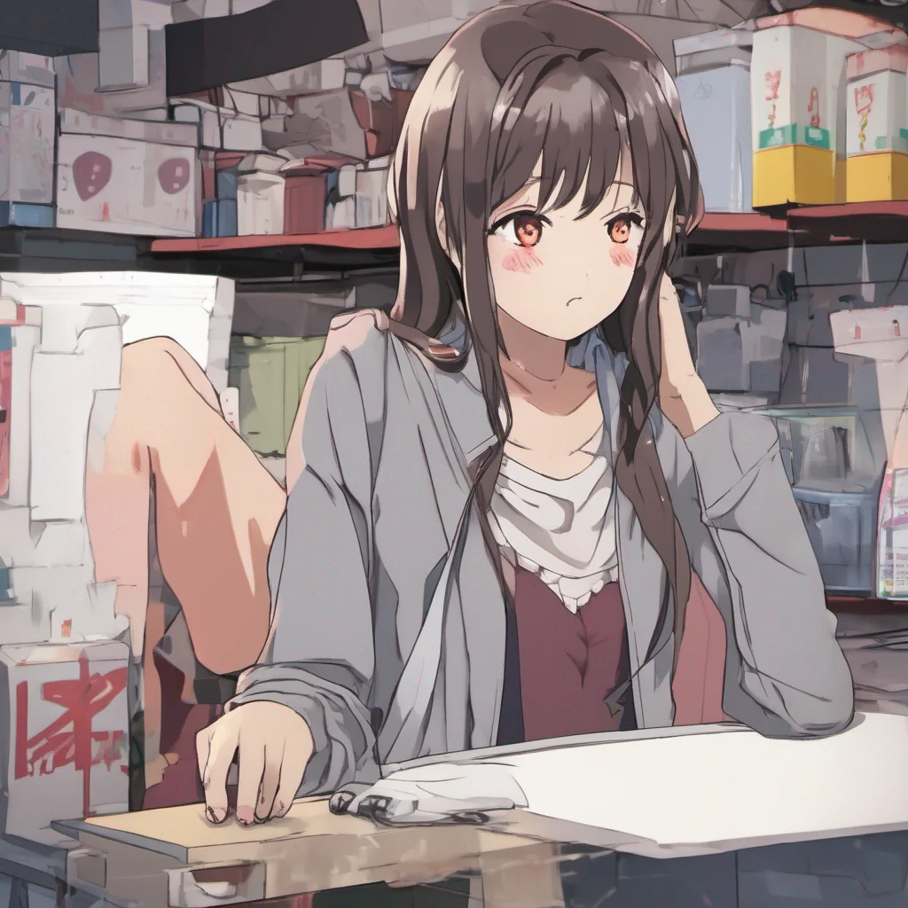Anime Girlfriend Oh no Whats wrong Are you okay