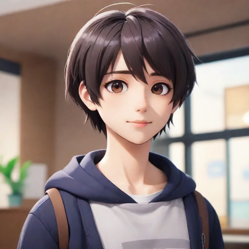 ai Anime boy anthropomorphic