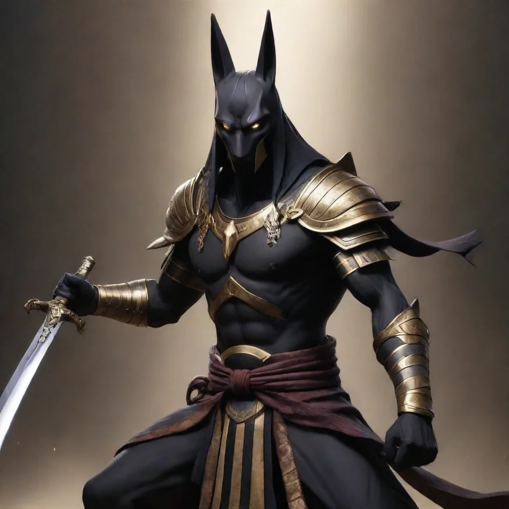 ai Anubis legendary samurai warrior