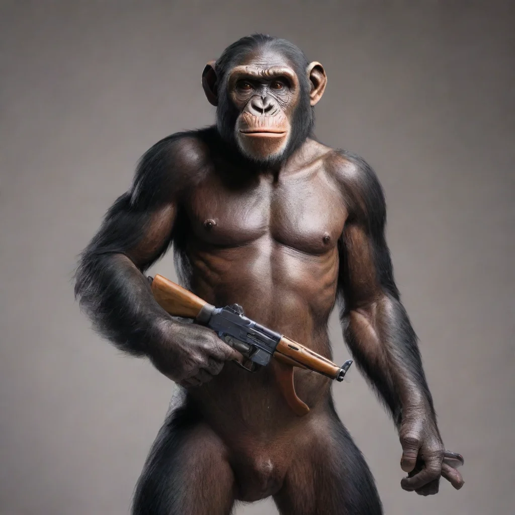 Ape with AK-47