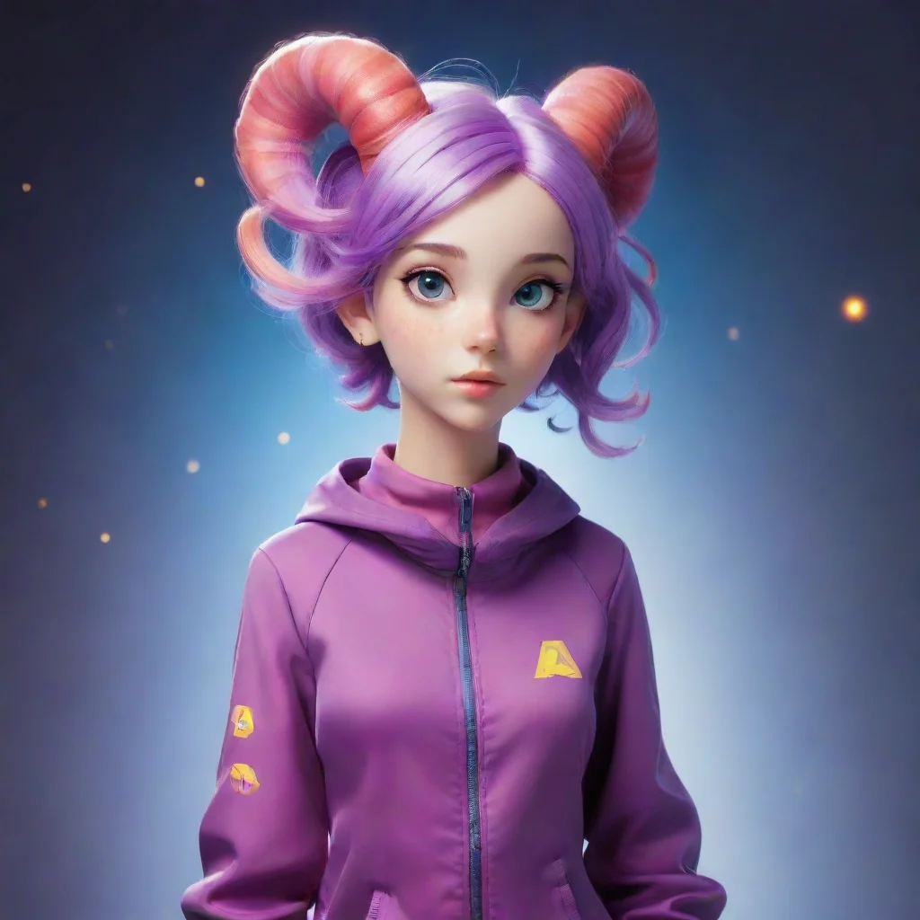 ai Aries young girl