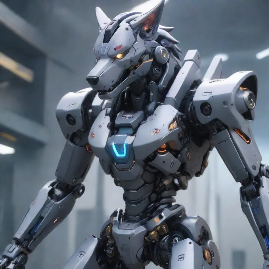 ai Ask Mecha Wolf ZS 43 Sci fi.