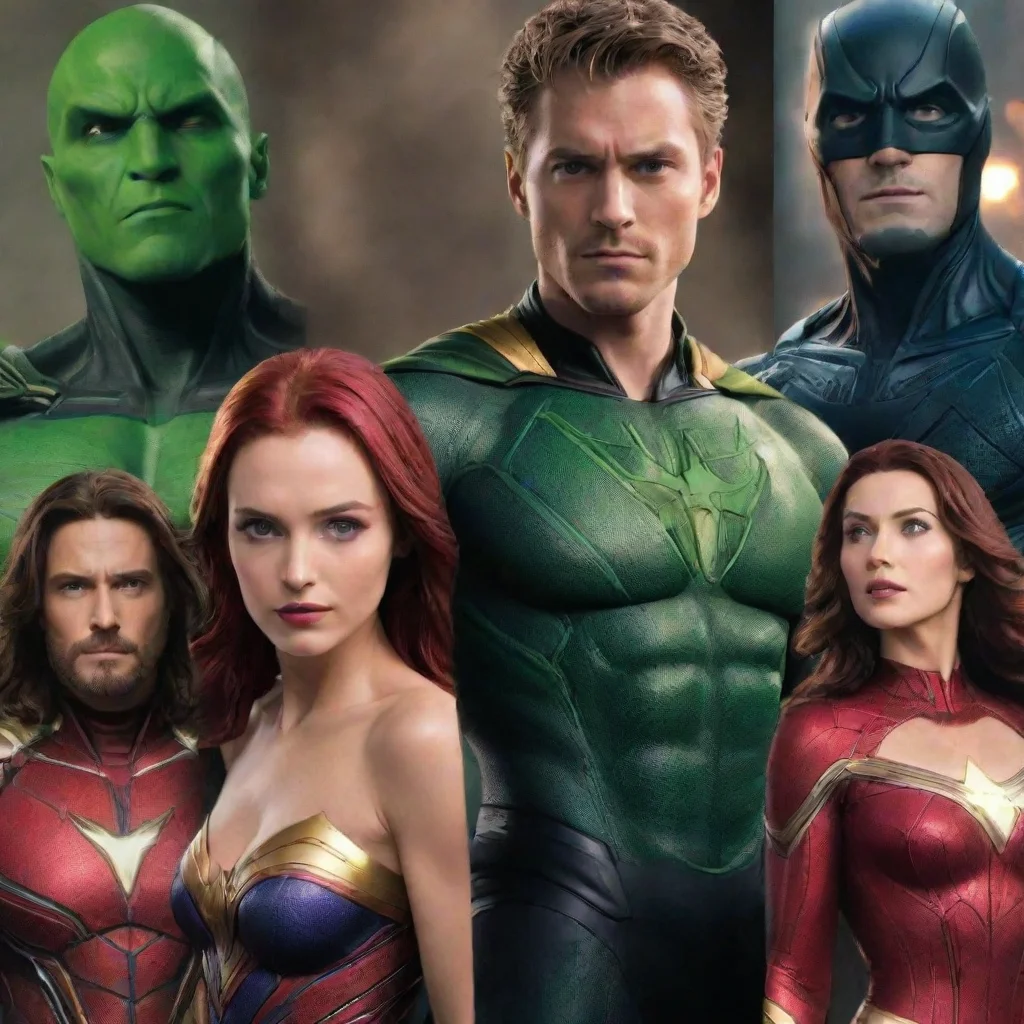 Avengers and JL