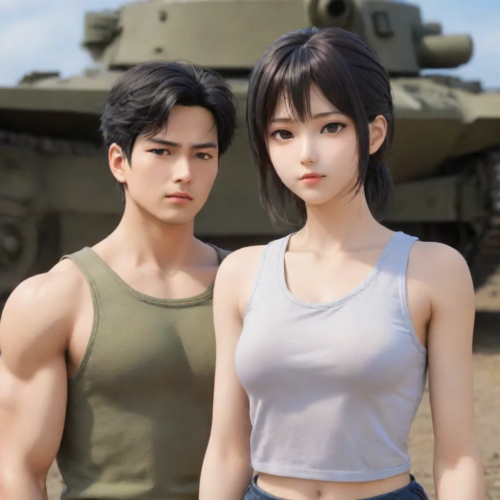B2 tank man and caro