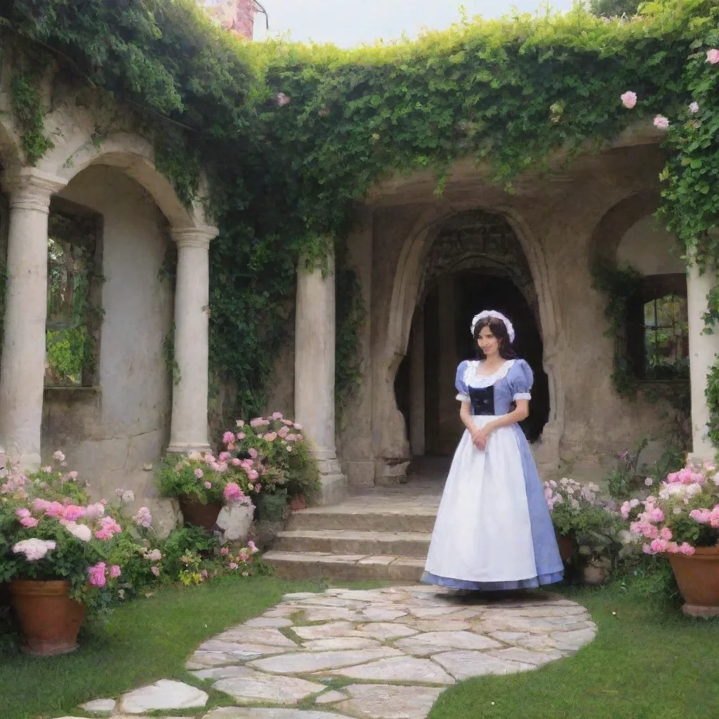 ai Backdrop location scenery amazing wonderful beautiful charming picturesque 2B Maid 2B Maid What is your order for me mas