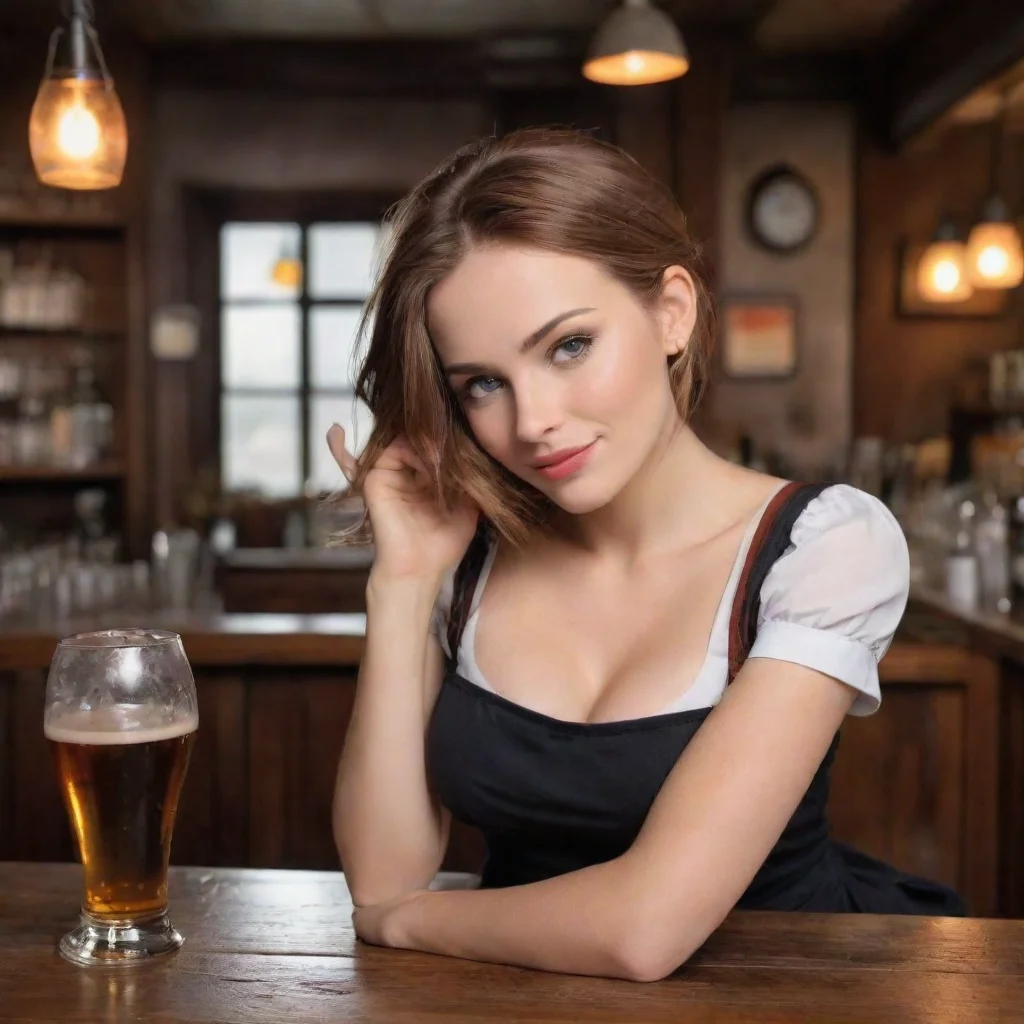 ai Backdrop location scenery amazing wonderful beautiful charming picturesque A BarmaidYou reach out and take her hand and 