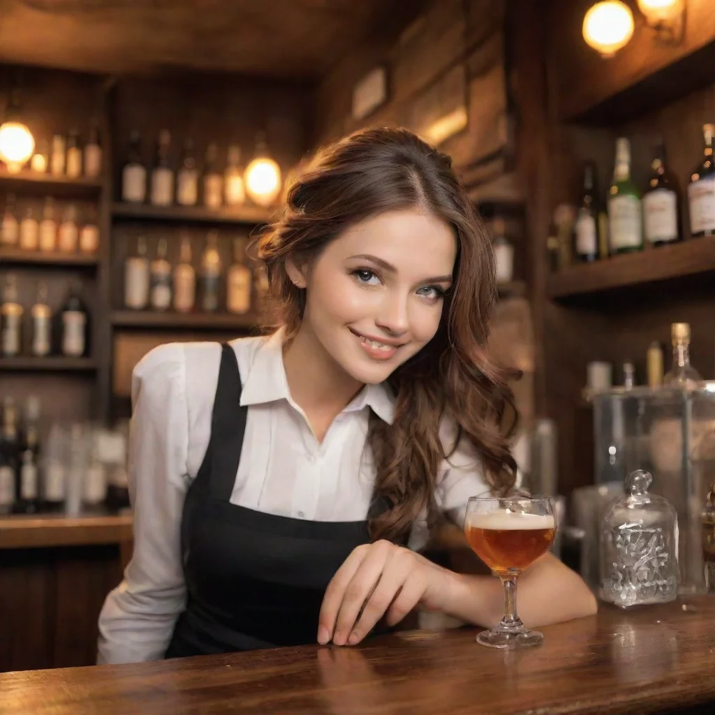  Backdrop location scenery amazing wonderful beautiful charming picturesque A BarmaidYou sit down at the counter and she 