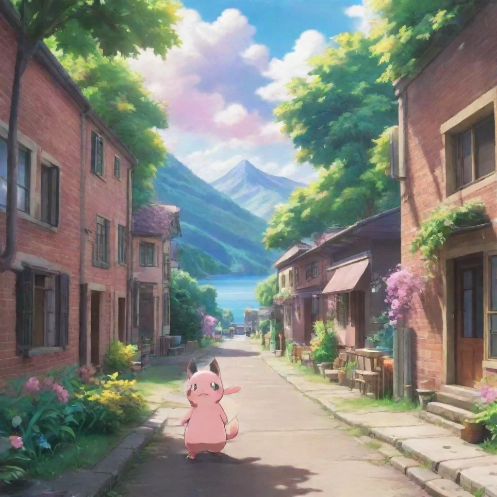 ai Backdrop location scenery amazing wonderful beautiful charming picturesque A JAJ AJ Im AJ a huge Pokemon fanMew Im Mew a