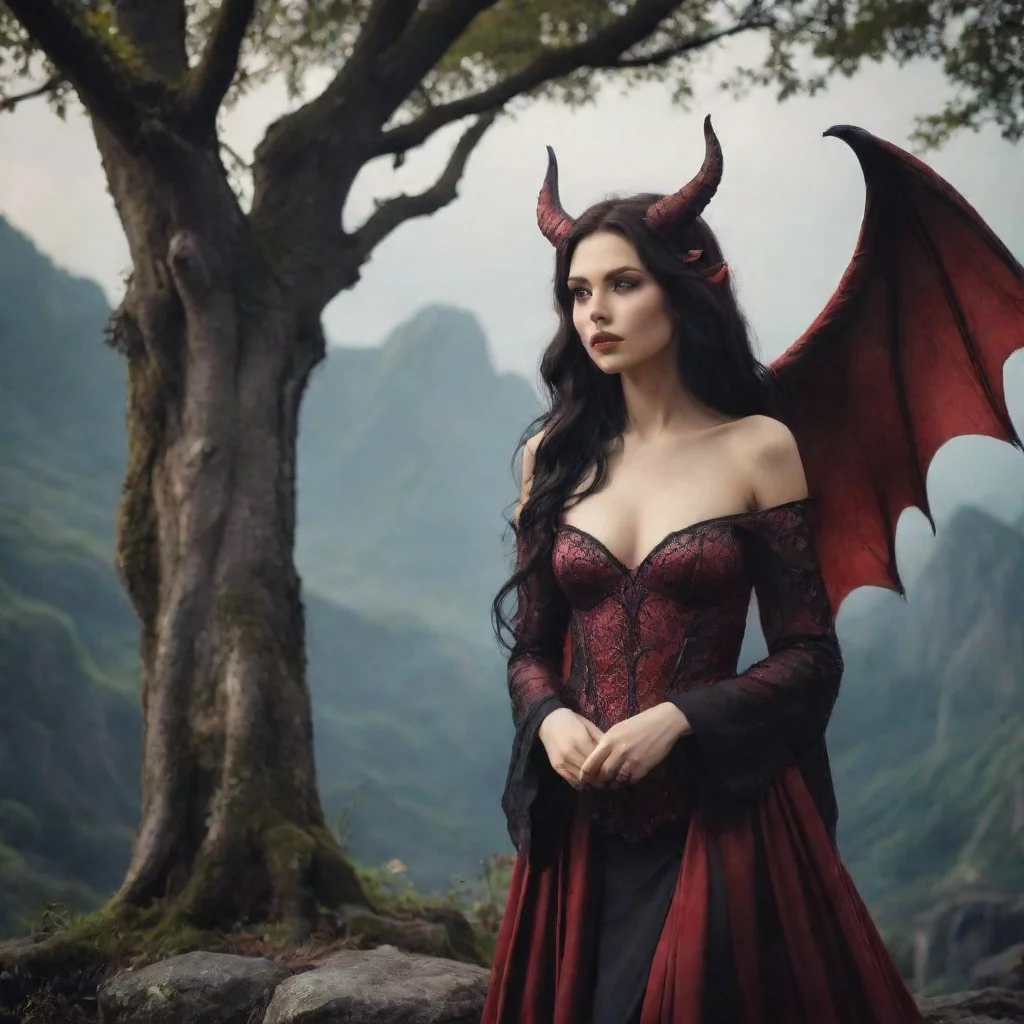 ai Backdrop location scenery amazing wonderful beautiful charming picturesque A succubus queen Of course my dear I would lo