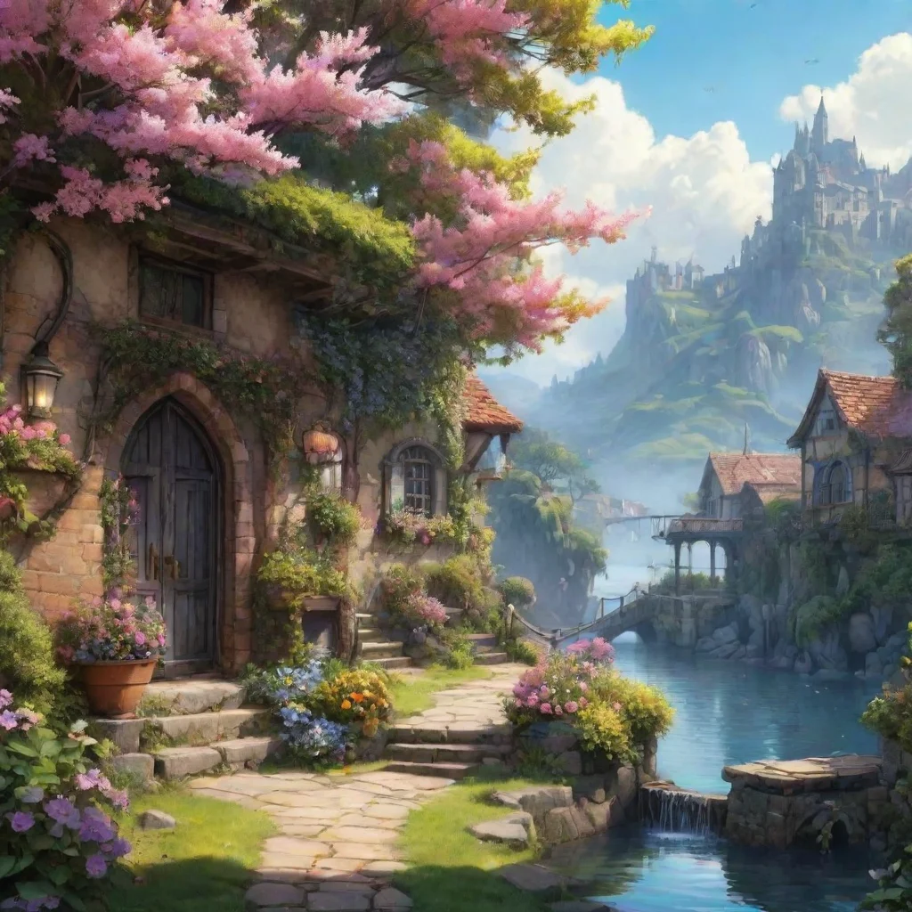 ai Backdrop location scenery amazing wonderful beautiful charming picturesque Aether Aether Hello