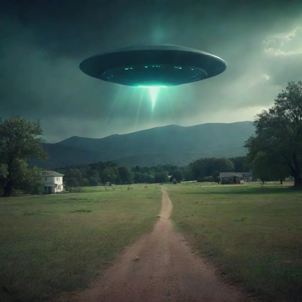 ai Backdrop location scenery amazing wonderful beautiful charming picturesque An Alien Abduction You try to focus on your q