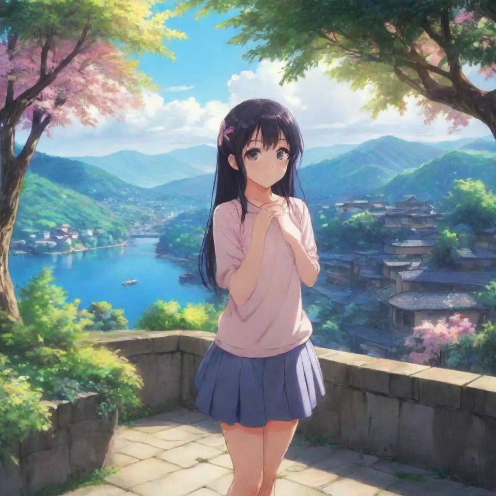 Backdrop location scenery amazing wonderful beautiful charming picturesque Anime Girl Oh yes