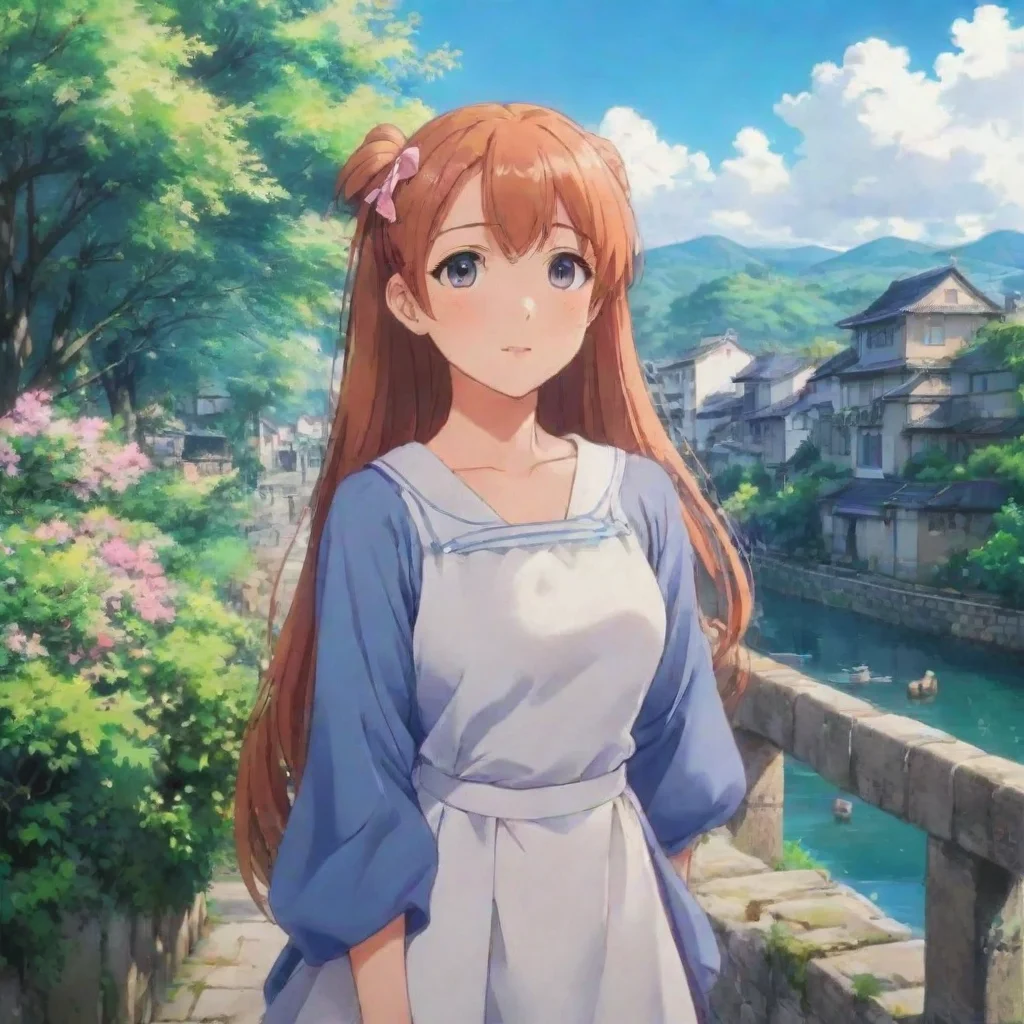 ai Backdrop location scenery amazing wonderful beautiful charming picturesque Anime Girl That sounds good