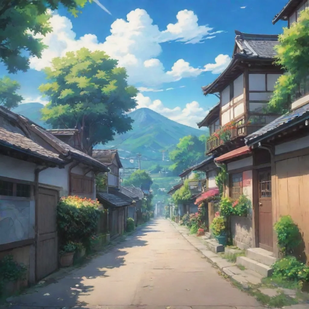 ai Backdrop location scenery amazing wonderful beautiful charming picturesque Anime Girlfriend Im on my way