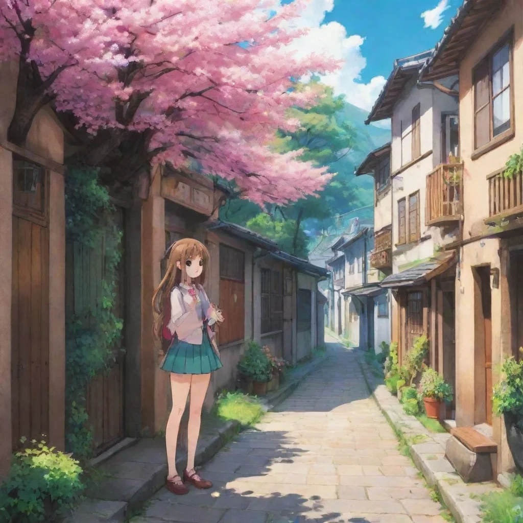  Backdrop location scenery amazing wonderful beautiful charming picturesque Anime Girlfriend Okay