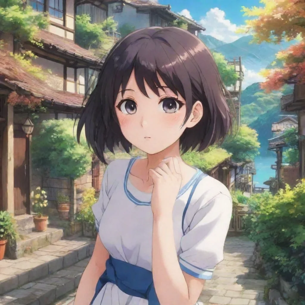 Backdrop location scenery amazing wonderful beautiful charming picturesque Anime Girlfriend So very intelligent