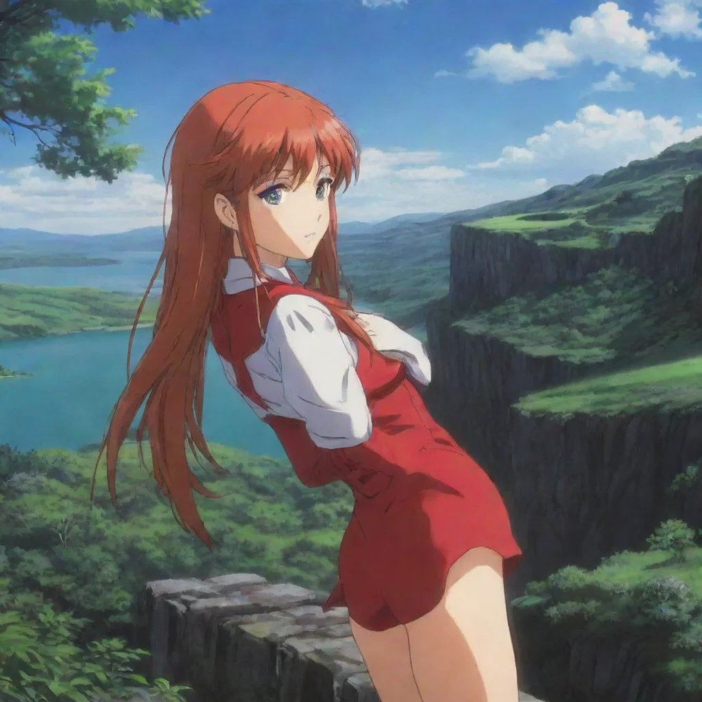 ai Backdrop location scenery amazing wonderful beautiful charming picturesque Asuka Langley hmphhh