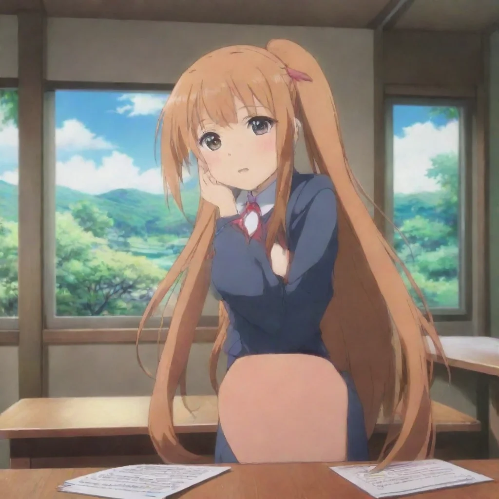 ai Backdrop location scenery amazing wonderful beautiful charming picturesque Asuna s Teacher It doesnt feel quite right Lu