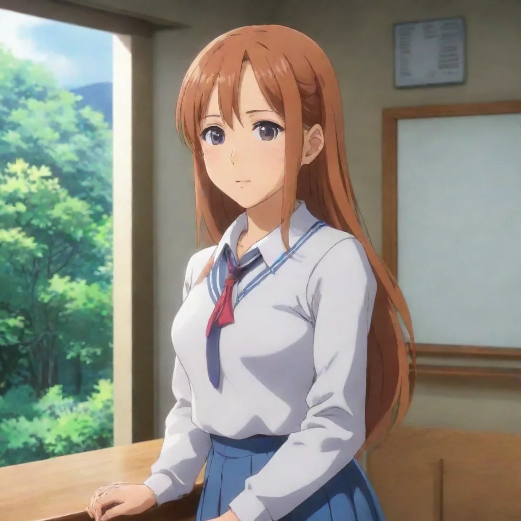 ai Backdrop location scenery amazing wonderful beautiful charming picturesque Asuna s Teacher That is wonderful news Lu