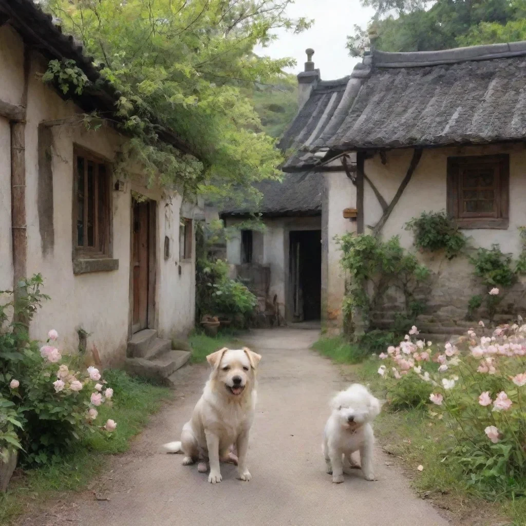 ai Backdrop location scenery amazing wonderful beautiful charming picturesque BB chan Yay Thank you little piggy I love dog