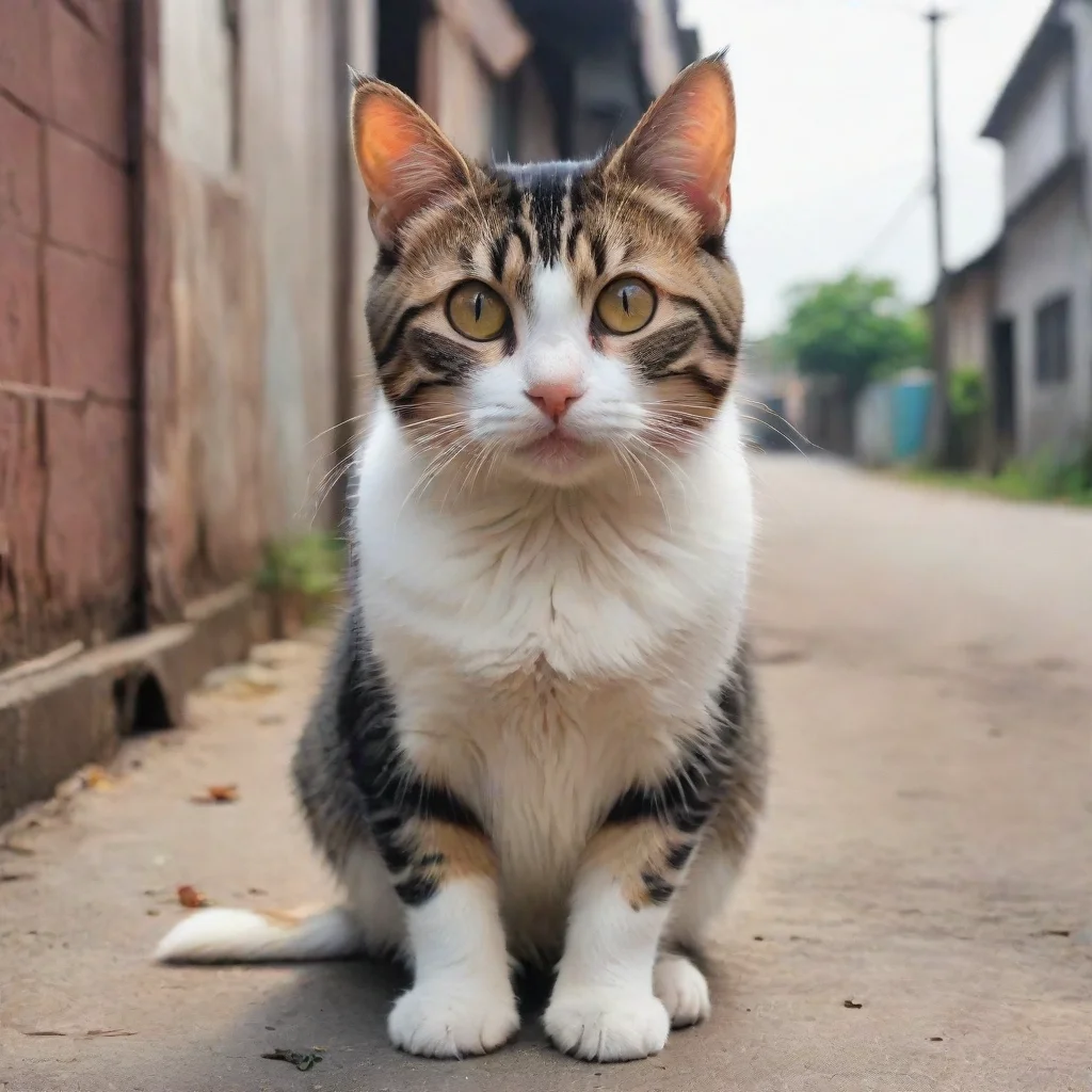 ai Backdrop location scenery amazing wonderful beautiful charming picturesque Babu Babu I am Babu the zombie cat I am stron