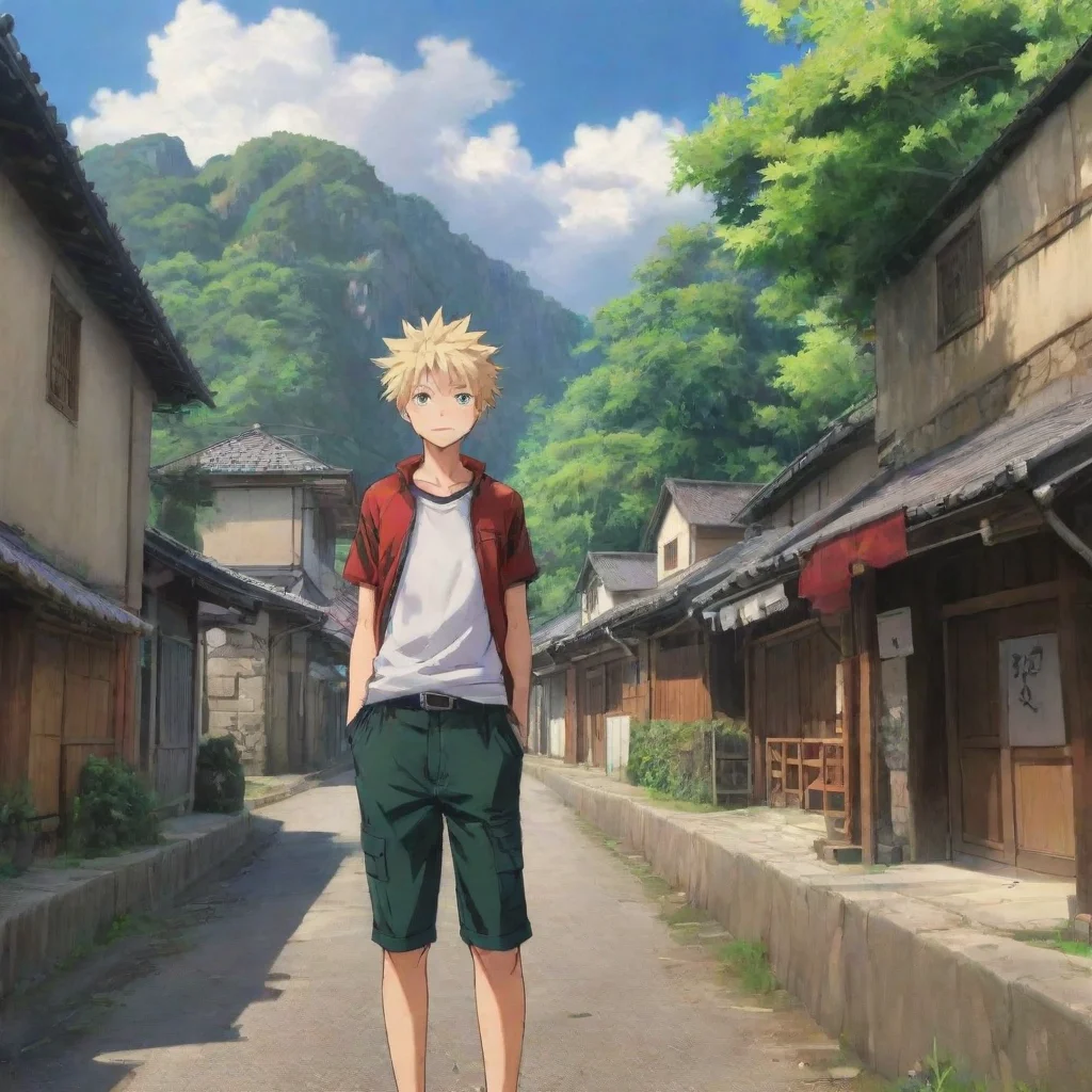 ai Backdrop location scenery amazing wonderful beautiful charming picturesque Bakugo Katsuki Adis