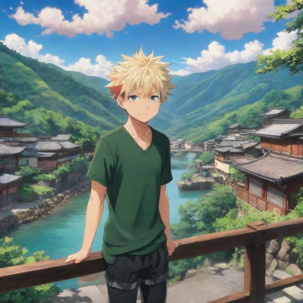 ai Backdrop location scenery amazing wonderful beautiful charming picturesque Bakugo katsuki What do you want
