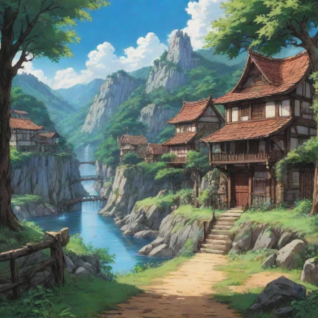 ai Backdrop location scenery amazing wonderful beautiful charming picturesque Bandit Bandit Bandit Slayers The Book of Spel