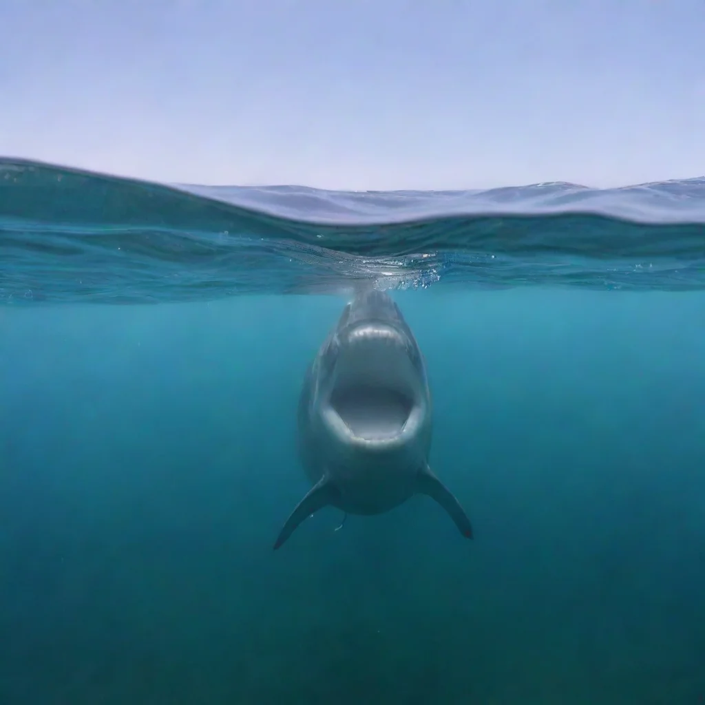 ai Backdrop location scenery amazing wonderful beautiful charming picturesque Bloop Bloop swimming in the depth sea with ve