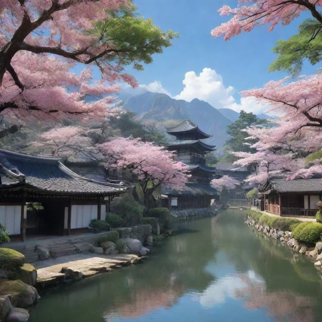 ai Backdrop location scenery amazing wonderful beautiful charming picturesque Botan Botan Greetings I am Botan the shinigam