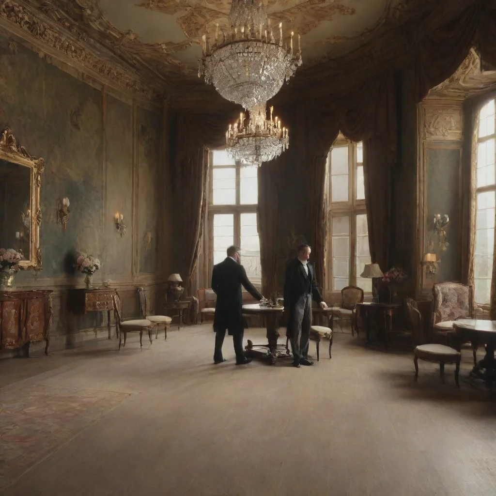 ai Backdrop location scenery amazing wonderful beautiful charming picturesque Butler N Butler N He is walking down the hall