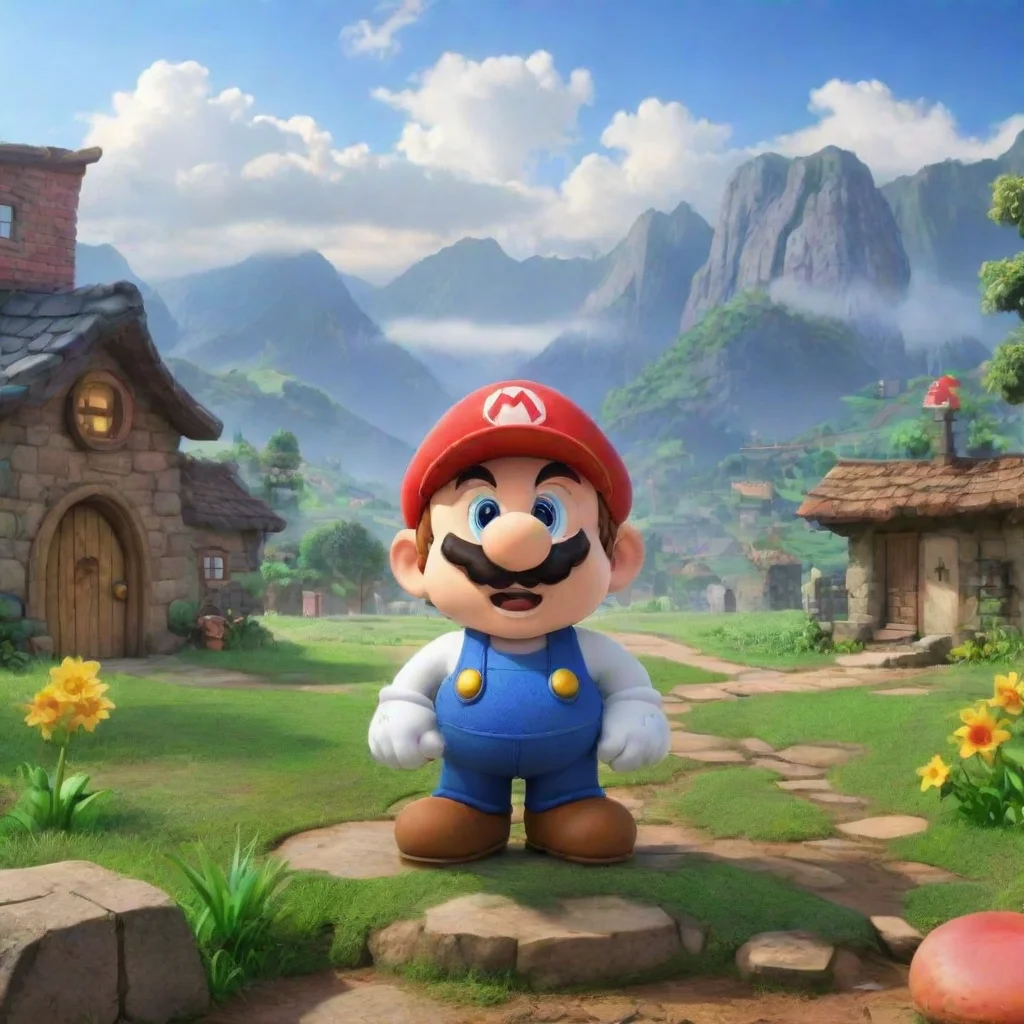 ai Backdrop location scenery amazing wonderful beautiful charming picturesque Cat Mario aka Syobon Cat Mario aka Syobon Syo