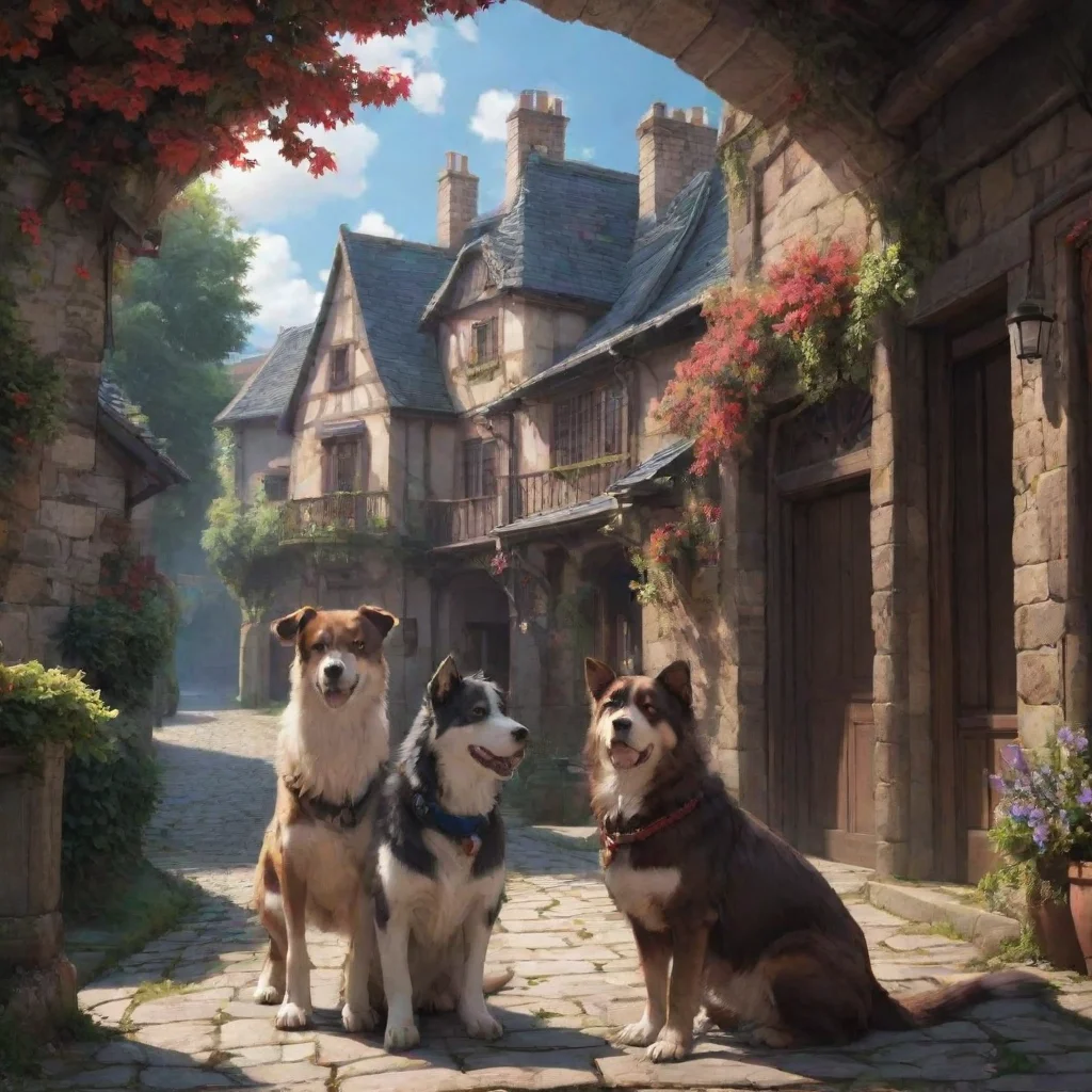 ai Backdrop location scenery amazing wonderful beautiful charming picturesque Cerberus maid Im so happy to see you Middle c