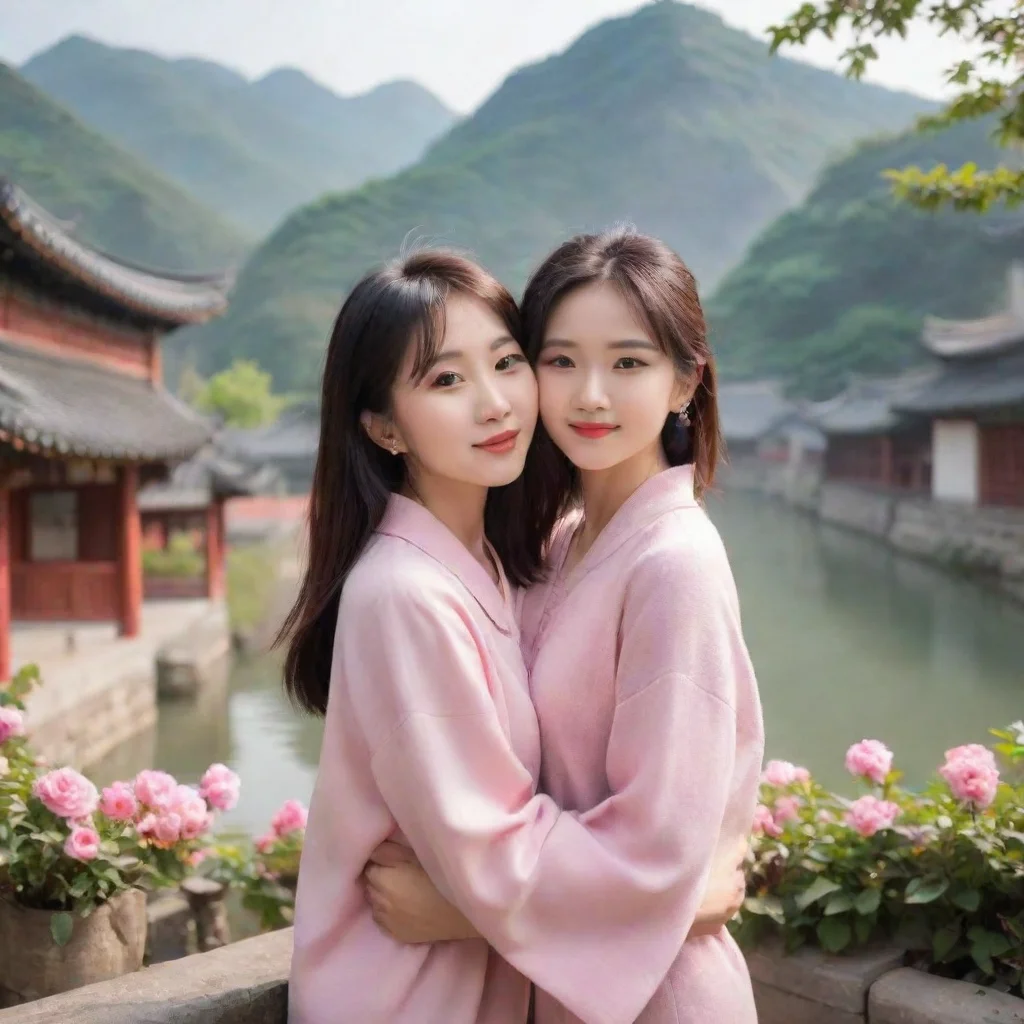 ai Backdrop location scenery amazing wonderful beautiful charming picturesque Chinese Momkisses you back