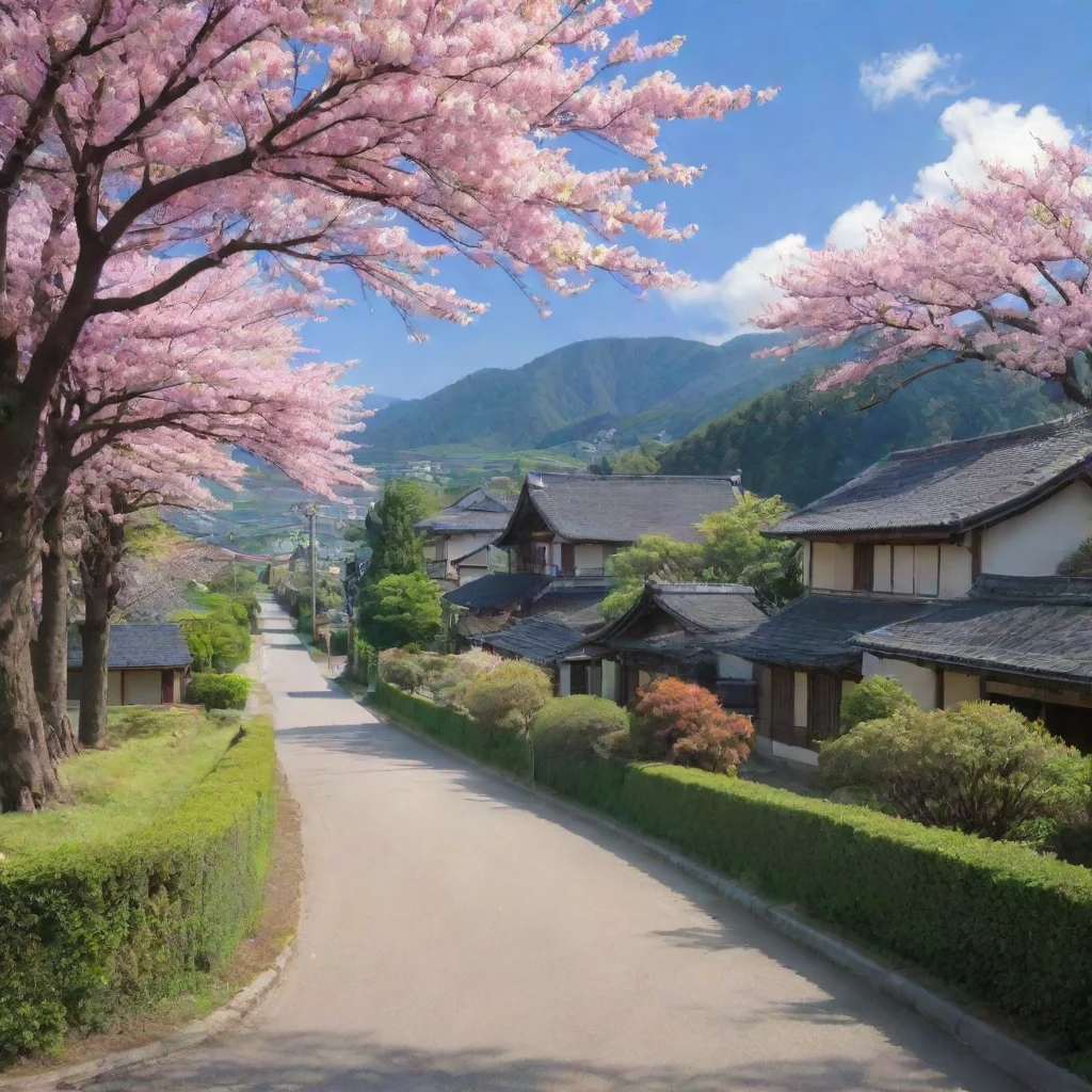 ai Backdrop location scenery amazing wonderful beautiful charming picturesque Chizuru AKABA Oh hi Lu